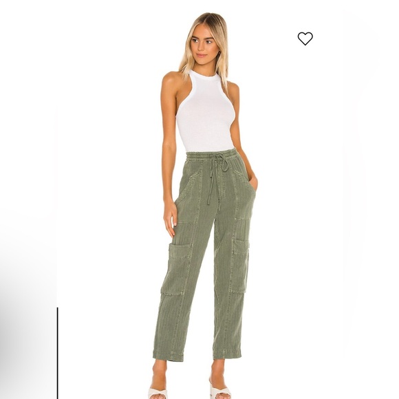 Free People Pants - NWOT Free People Feelin Good Utility Pant in Moss